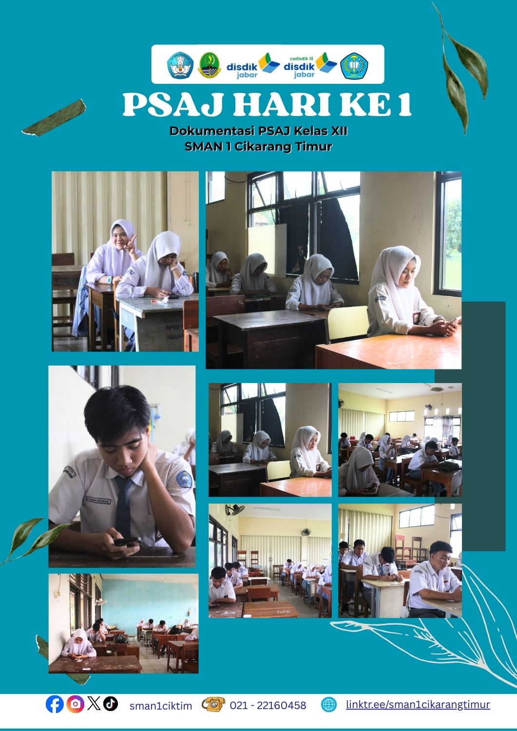 Dokumentasi Penilaian Sumatif Akhir Jenjang (PSAJ) hari Ke-1